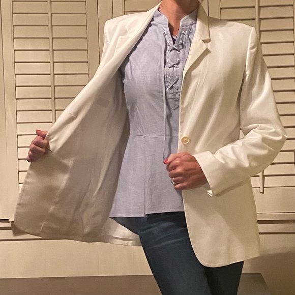 Helmut Lang white blazer/jacket - Picture 8 of 16